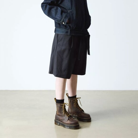 Dr. Martens Jadon Boot Arc Crazy Horse Platforms in Brown - Picture 3 of 8